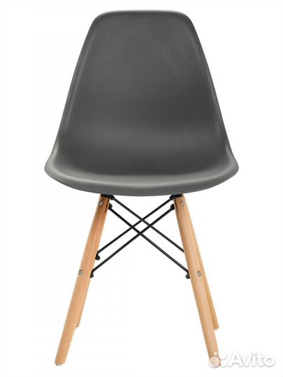 Стул в стиле eames DSW,темно- серый, 3 шт