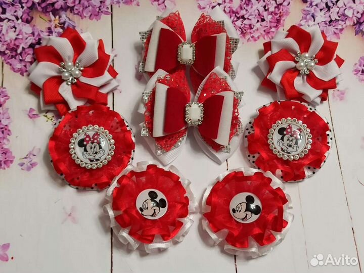 Касные банты для волос