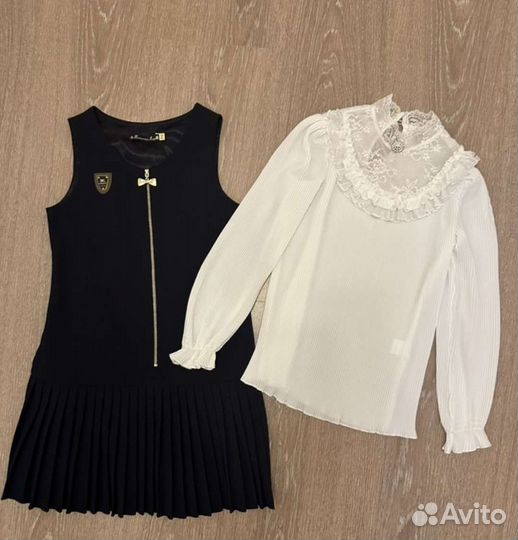 Блузка для девочки маленькая леди 128