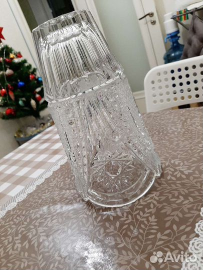 Хрустальная ваза для цветов СССР