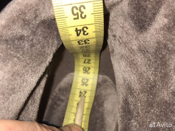 Полу ботинки замшевые натуральная замша 40