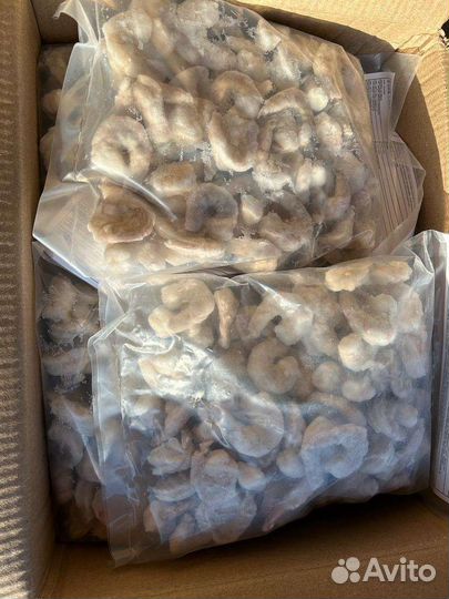 Тигровые(королевские) креветки очищенные