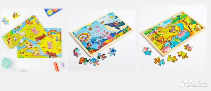 Пазлы деревянные для детей