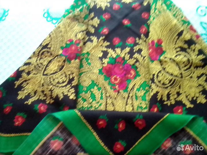 Павловопосадский платок шерсть
