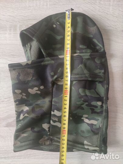 Балаклава теплая флисовая камуфляж