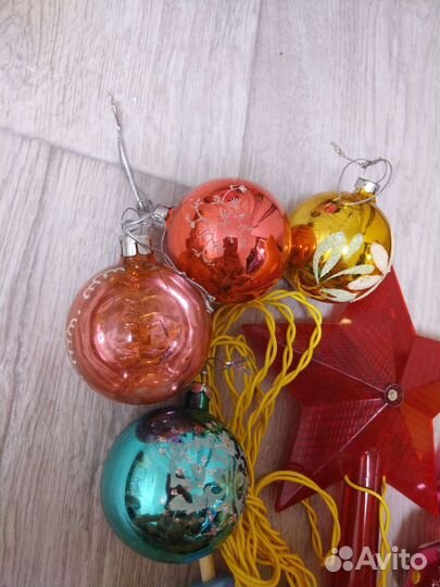 Ёлочные игрушки СССР