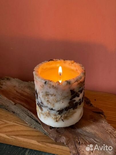 Ароматическая свеча ручной работы