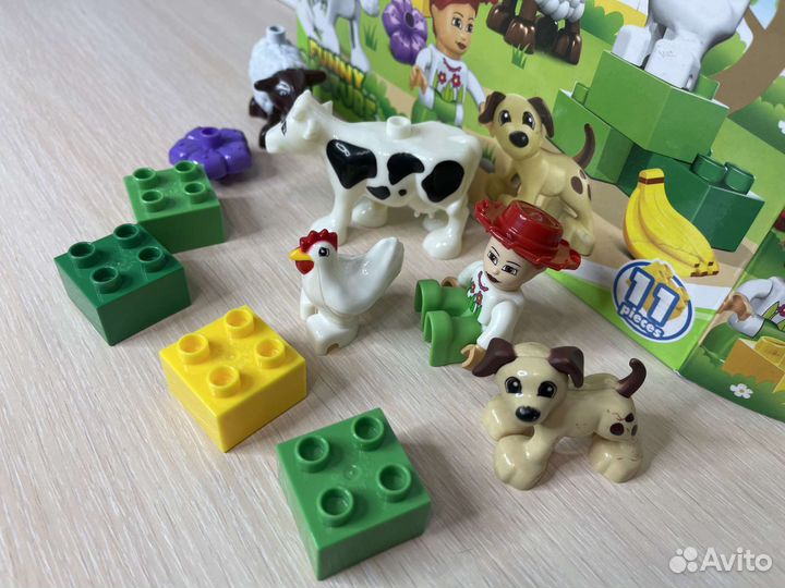 Конструктор Веселая ферма аналог Лего Дупло