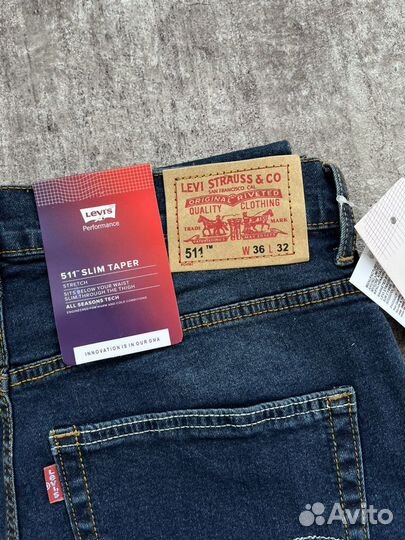 Levi's 511 Slim Stretch India Новые