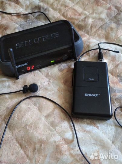 Блок Shure PGX4 + микрофон петличный Shure PGX1