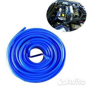 Шланг вакуумный силиконовый синий 10*16мм