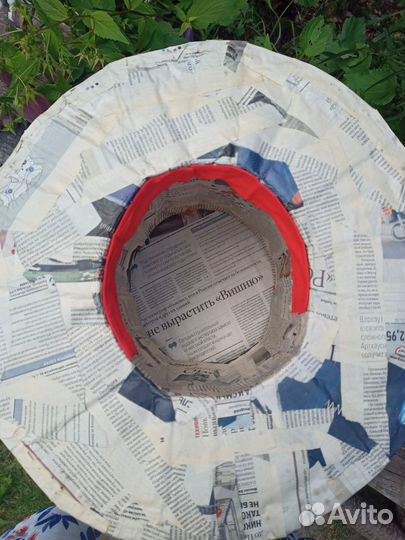 Шляпа цилиндр из папье-маше