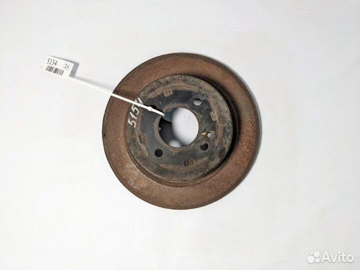 Диск тормозной задний Hyundai Solaris седан G4FA