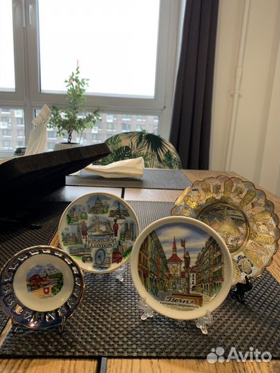 Тарелочки сувенирные из разных стран
