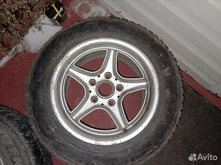 Литые диски r15 резина 3 шт
