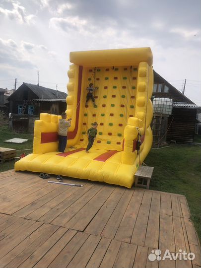 Батут бу скалодром