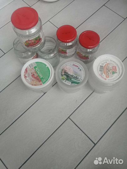 Банки стеклянные, бесплатно