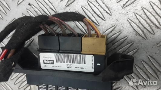 Электрический радиатор отопителя (тэн) audi A4 B7