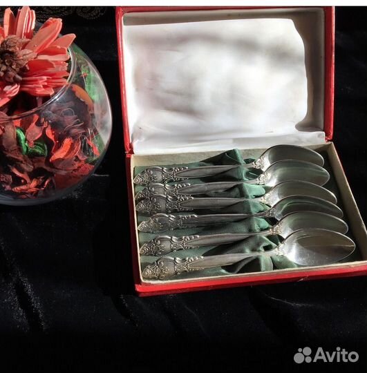 Чайные мельхиоровые ложки