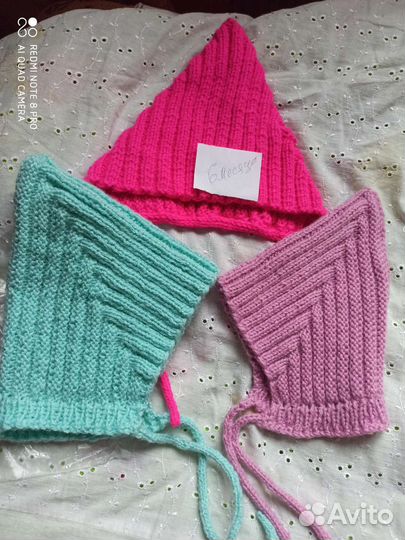 Эльф-чепчики для малышей ручной работы