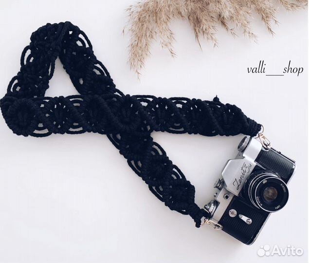 Ремешок-макраме для сумки/фотоаппарата
