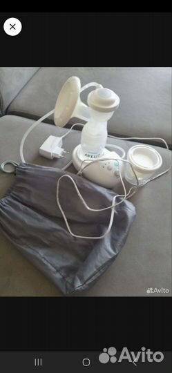 Молокоотсос avent электрический