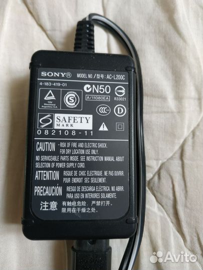 Блок питания для видеокамер sony