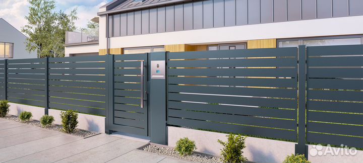 Сборный фундамент для заборов