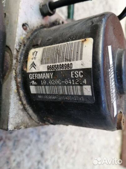 Блок ABS Пежо 207