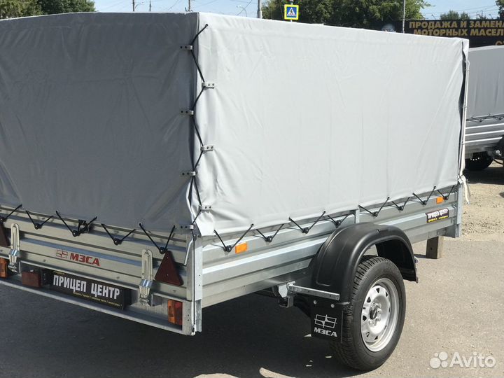 Продам прицеп мзса для дачи и мототехники выс.тент