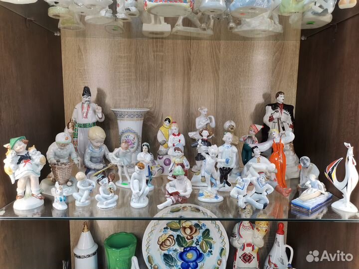 Статуэтки фарфоровые лфз, Дулево, Вербилки, Зик