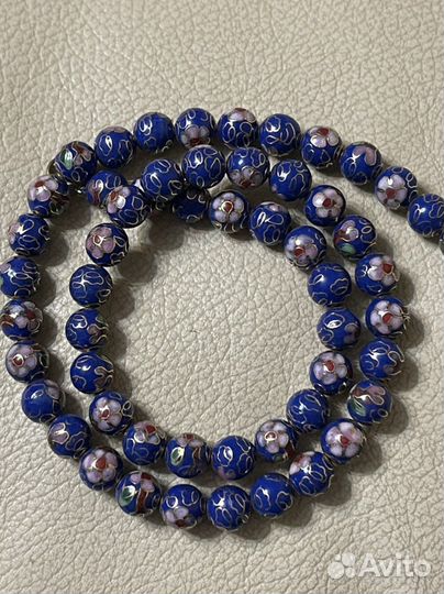 Бусы Клуазоне