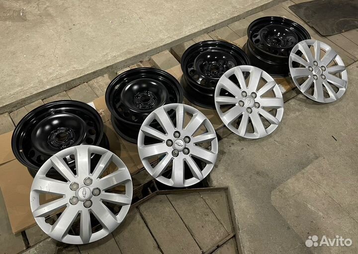 Штампы с колпаками R16 Chevrolet Cruze