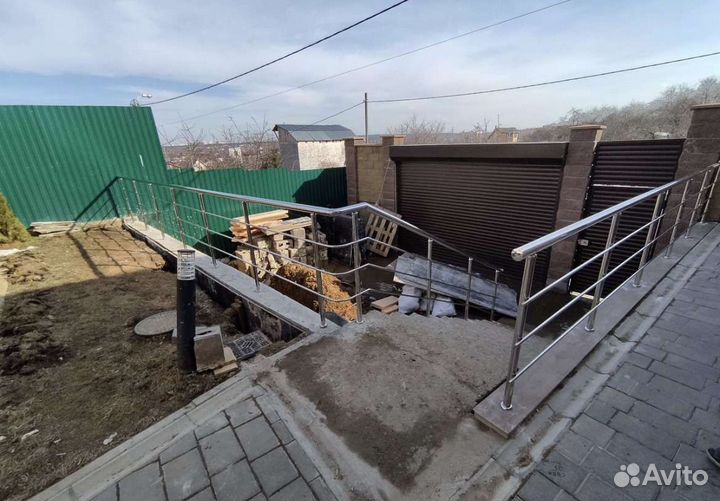 Перила из нержавеющей стали нержавейка