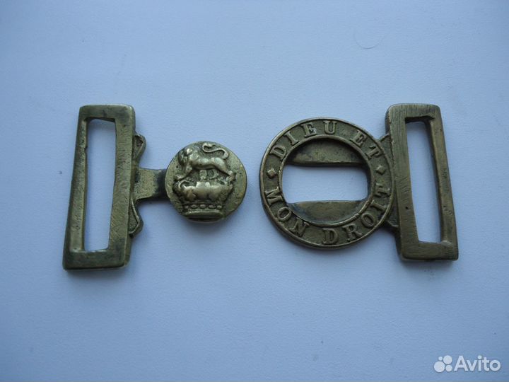 Военная пряжка Англия 1878-1880