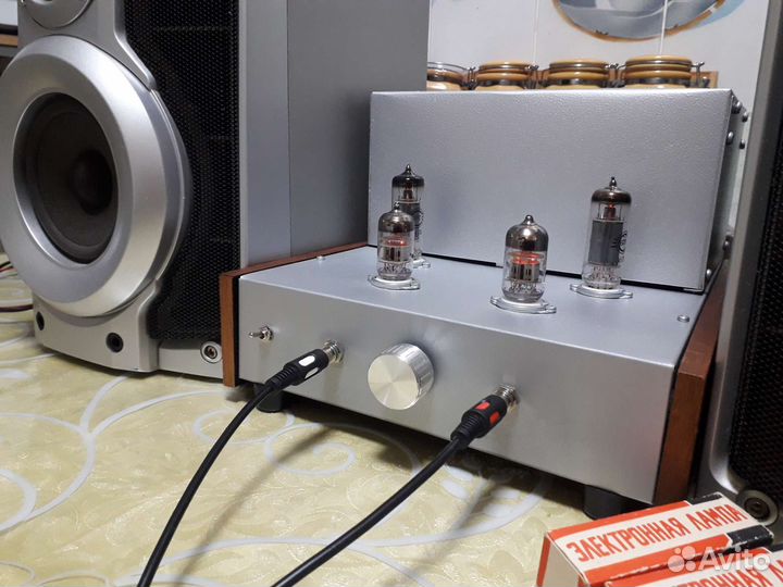 Ламповый однотактный усилитель на 6н2п и 6п1п
