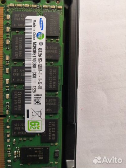 DDR3 4 Gb ECC Reg SAMSUNG 1600mhz