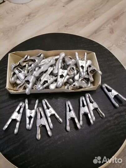 Алюминиевые прищепки СССР
