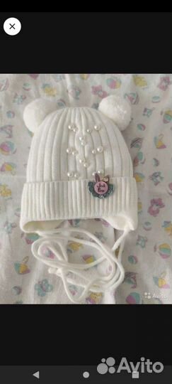 Шапка для девочки новая