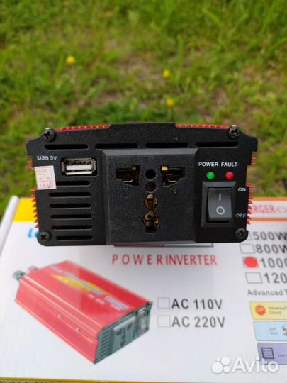 Преобразователь напряжения 12В в 220В (1кВт)