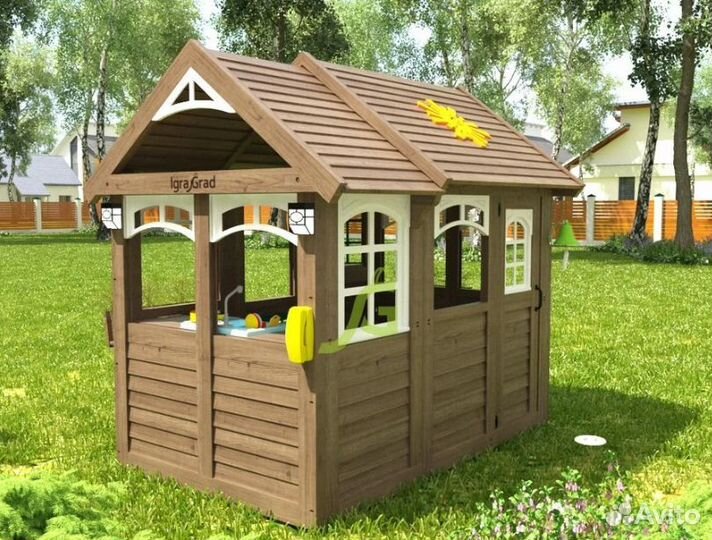 Детский домик игровой Коттедж 2