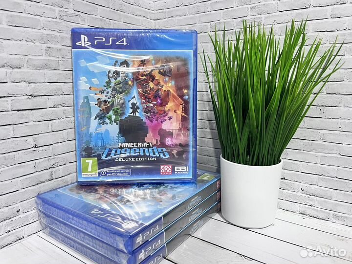 Minecraft Legends Deluxe Edition (Новый диск) PS4