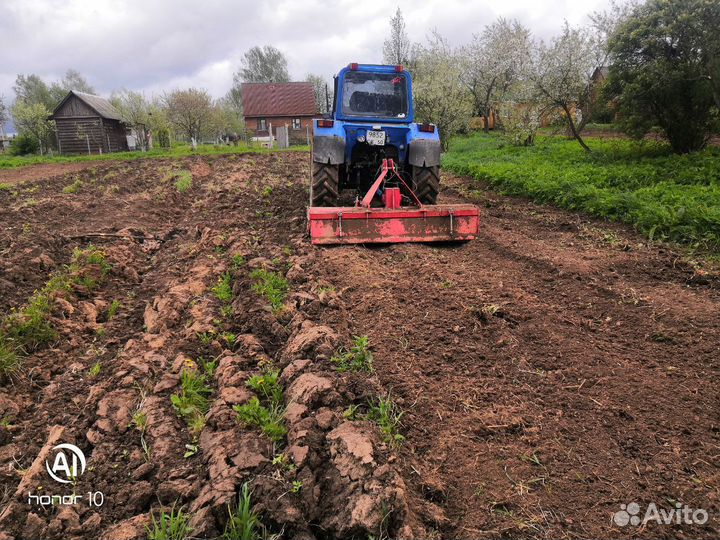 Услуги трактора и экскаватора