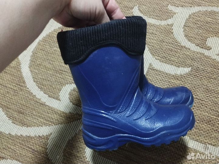 Детские резиновые сапоги 24 размер