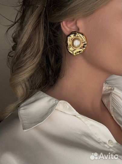 Винтажные крупные клипсы США