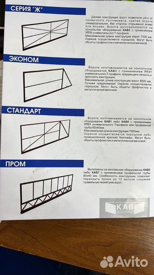 Откатные ворота эконом E18