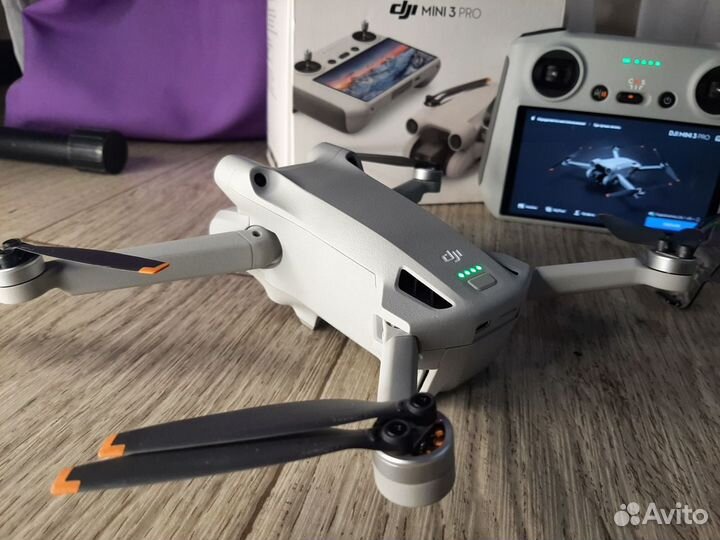 Квадрокоптер dji mini 3 pro RC новый