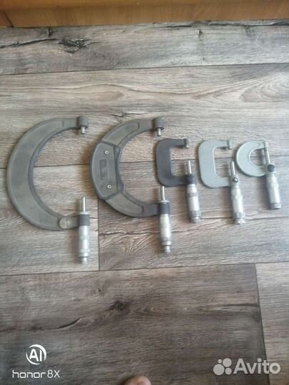 Инструменты 0-25, 25-50,100-125,125,150