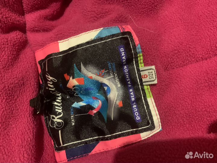 Зимний костюм для девочки 116