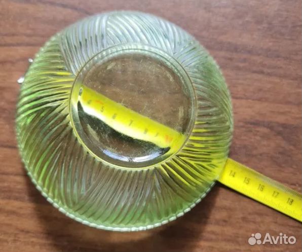 Салатник винтаж зеленое стекло